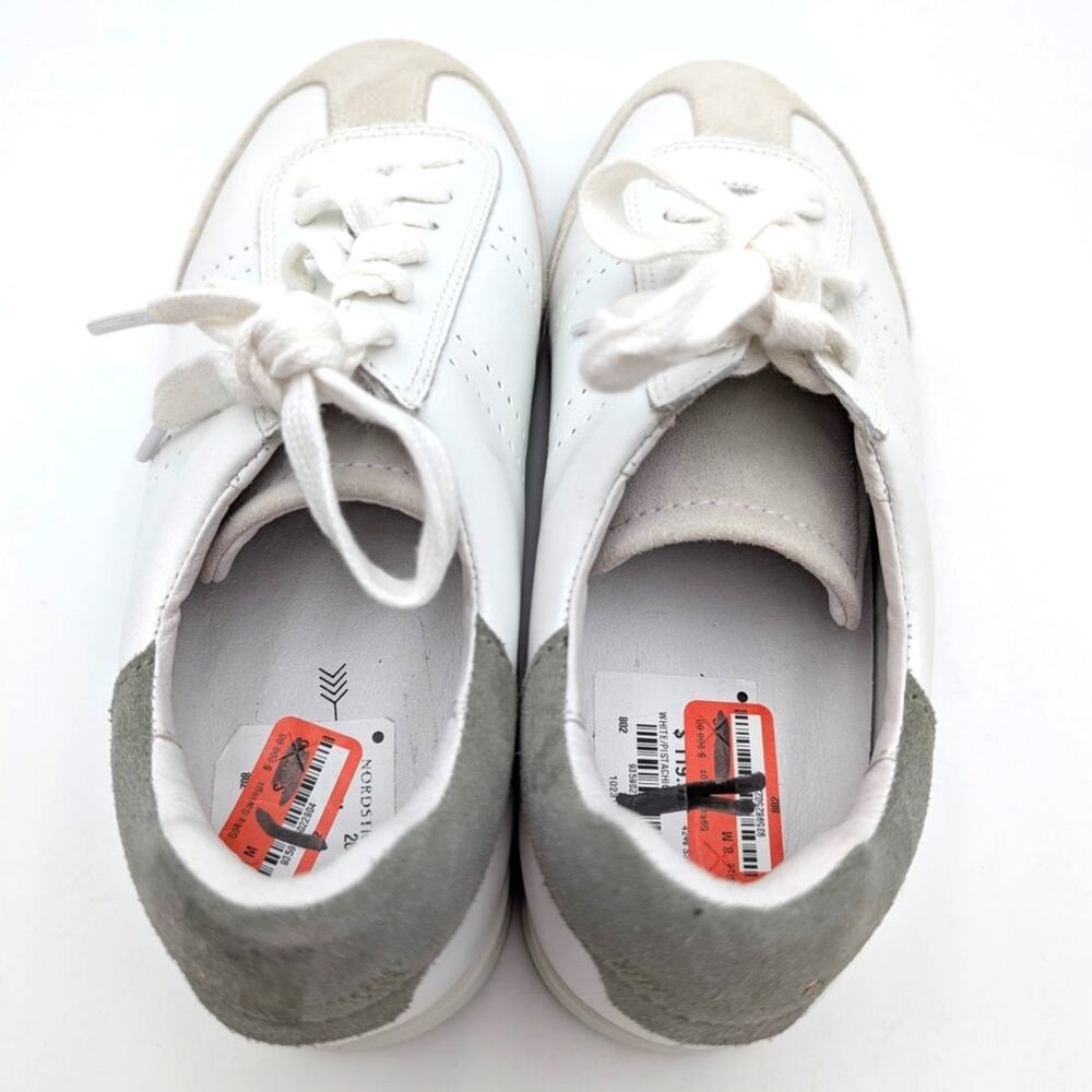 FRANKIE4 Drew Lace-Up Sneaker Shoes Round Toe Women's White Size US8 EU38 - Picture 11 of 11